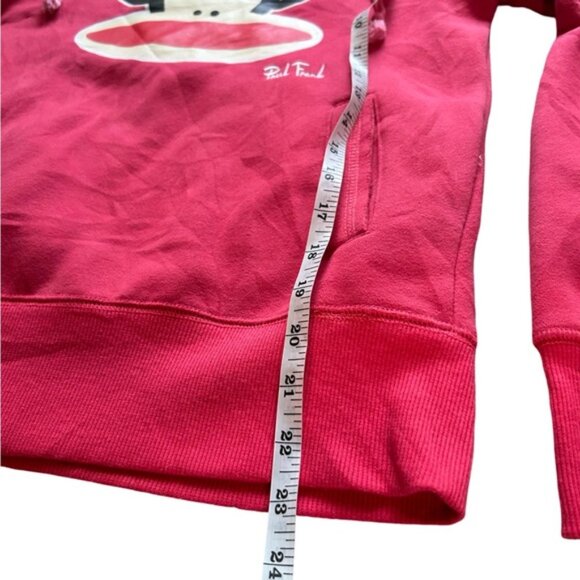 Paul Frank Pink Monkey Hoodie pullover size small - Picture 5 of 6